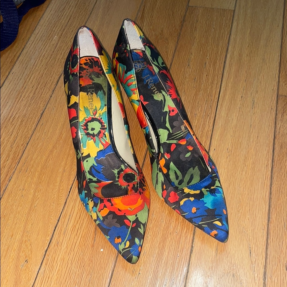 J.Renee Colorful Floral Women's Heels
